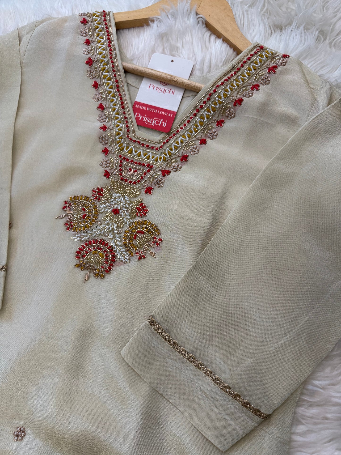 Designer Kurti Bottom With bandhej dupatta
