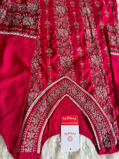 Embroidered kurta set with dupatta