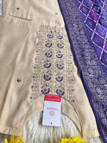 Designer Kurti bottom with Dupttaa