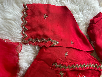 Embroidered kurta Pant  with dupatta