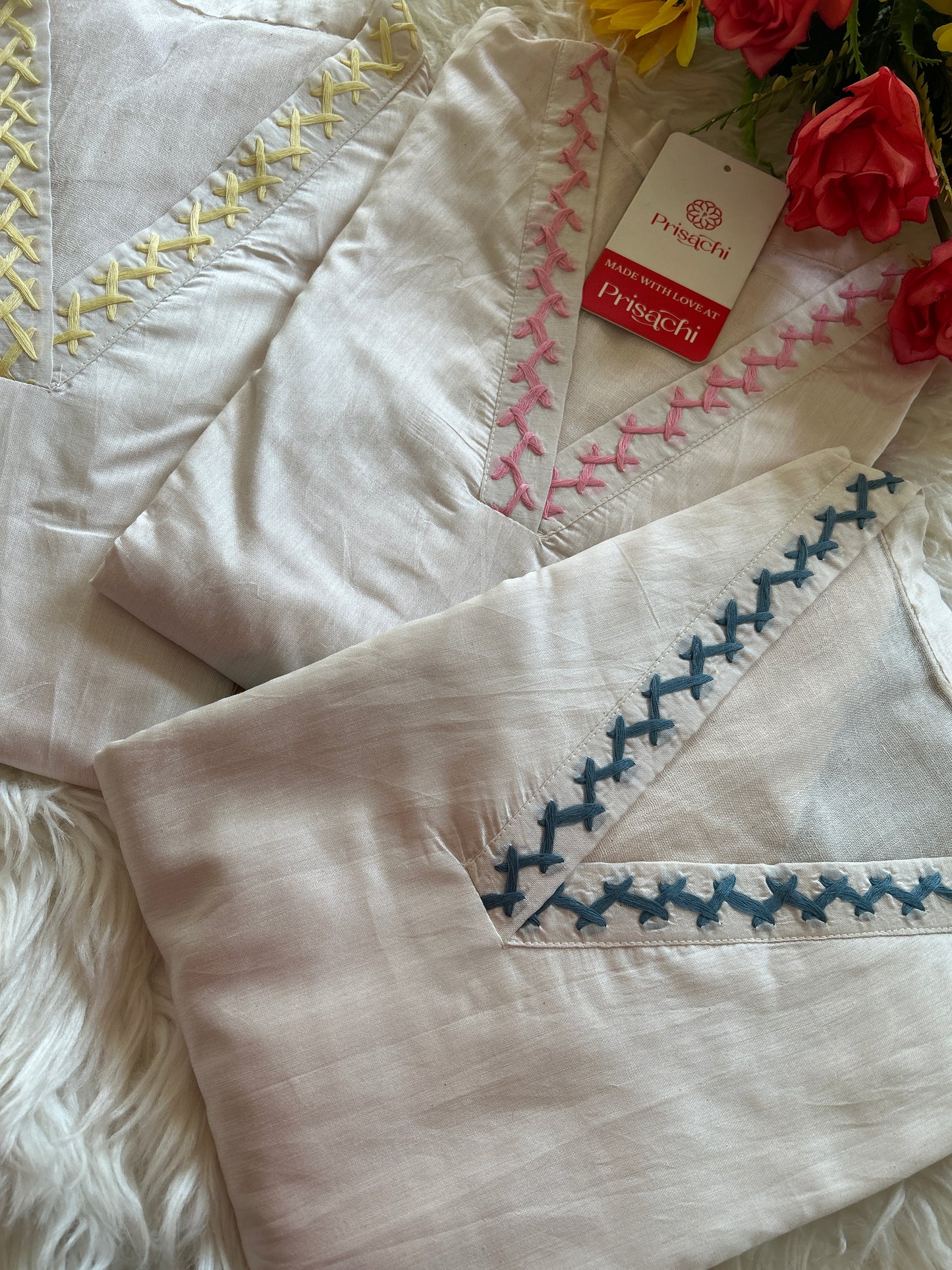 Cotton Kurti pant with dupttaa