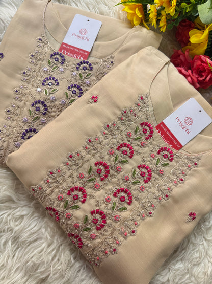 Designer Kurti bottom with Dupttaa