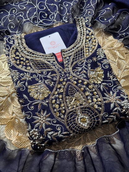 Desinger Embroidered kurta Bottom  with dupatta