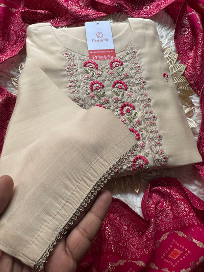 Designer Kurti bottom with Dupttaa
