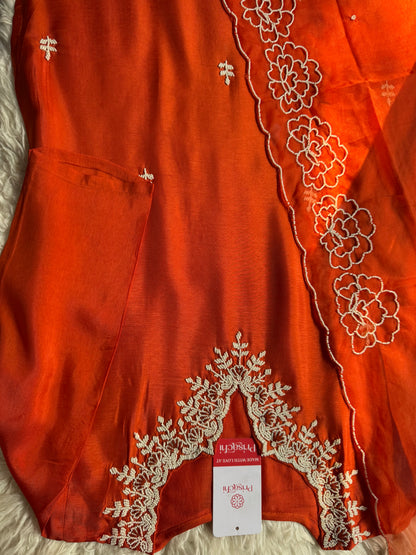 Embroidered kurta Pant  with dupatta