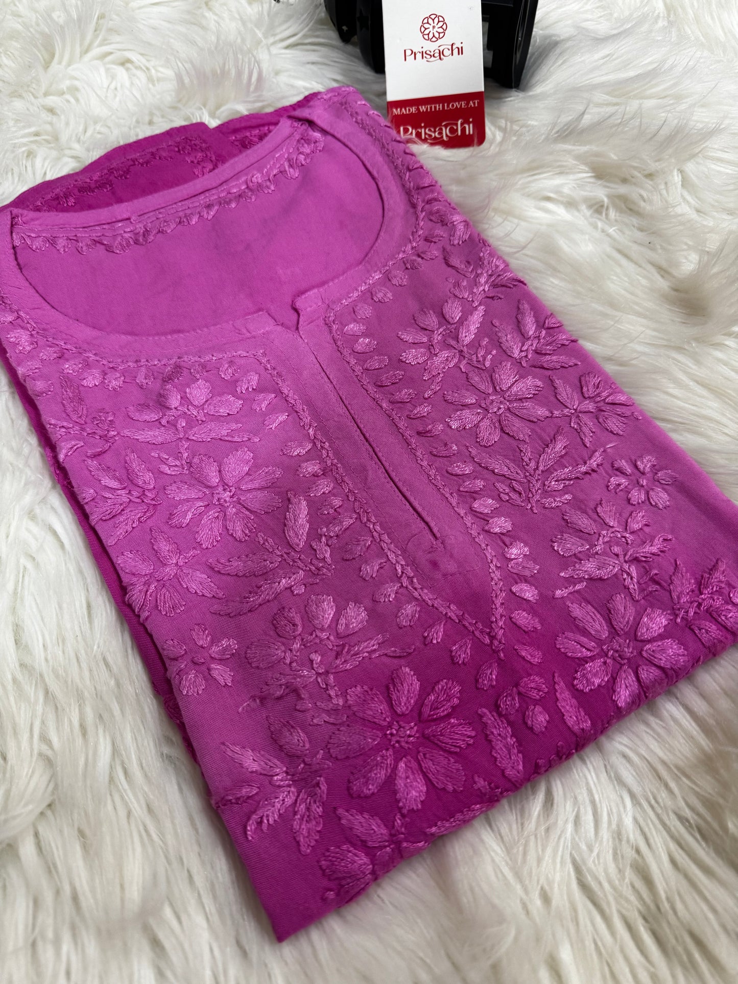 Short Chikankari Kurti