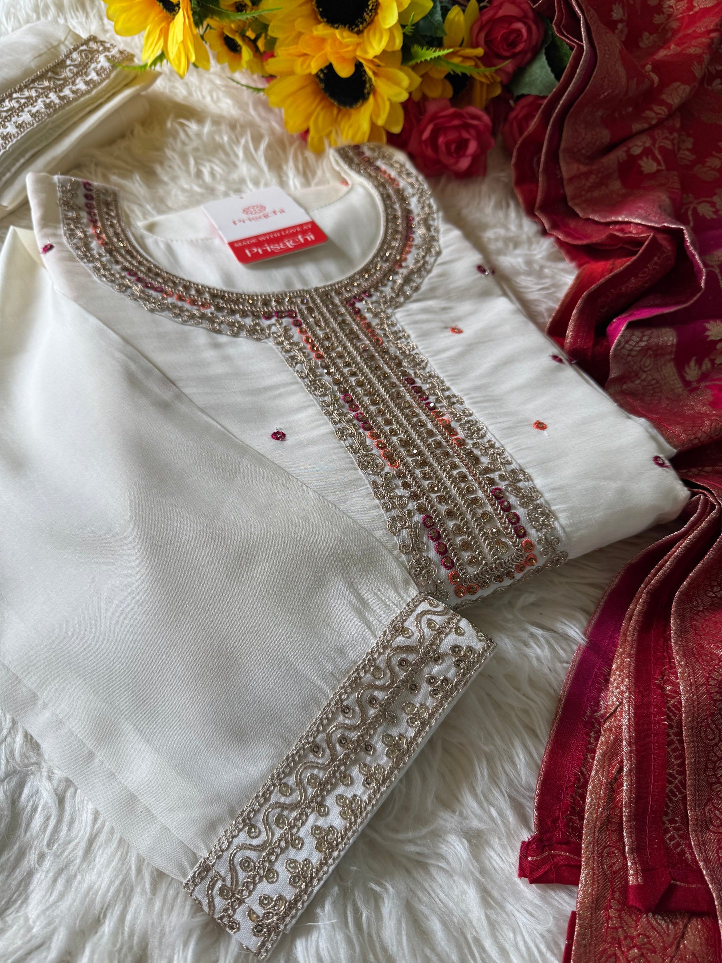 Designer Kurti Bottom With  dupatta