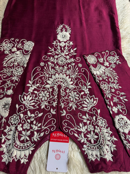 Desinger Embroidered kurta Bottom  with dupatta