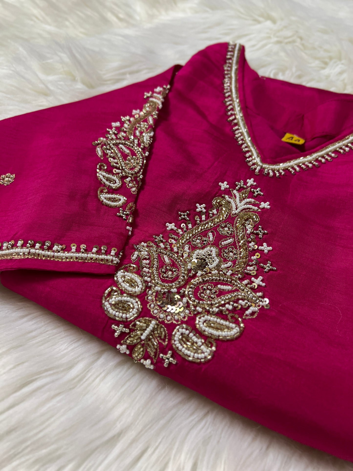 Pink cotton silk embroidered straight kurta set with dupatta - Prisachi Official